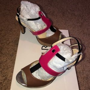 **BRAND NEW IN BOX** Ashro Multi-Color Heels